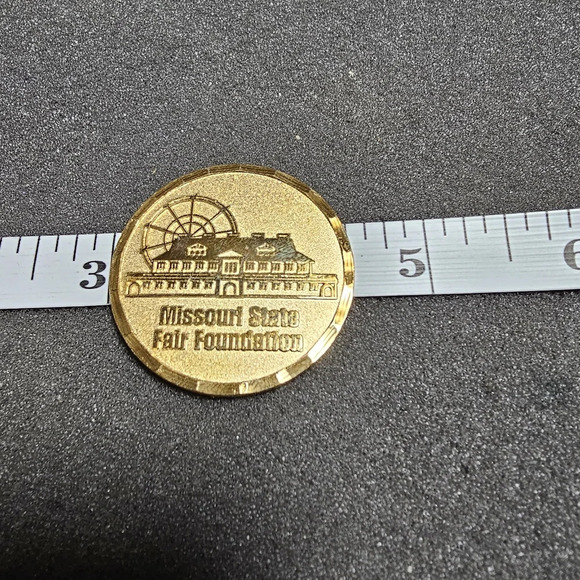 2004 Missouri State Fair Now Thats Fun Gold Tone Collectible Token Coin Medal - Picture 3 of 3